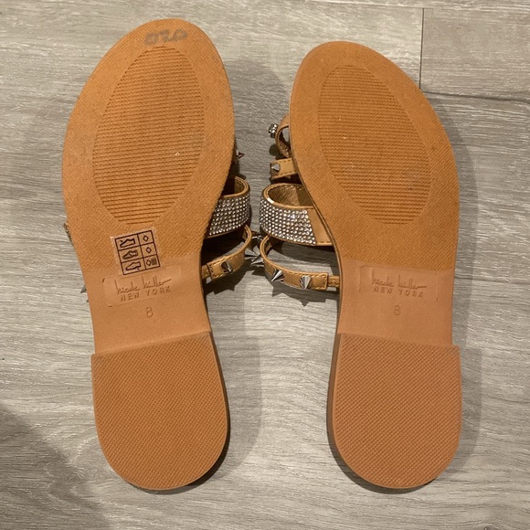 Studded flat sandal by Nicole Miller - Picture 2 of 4